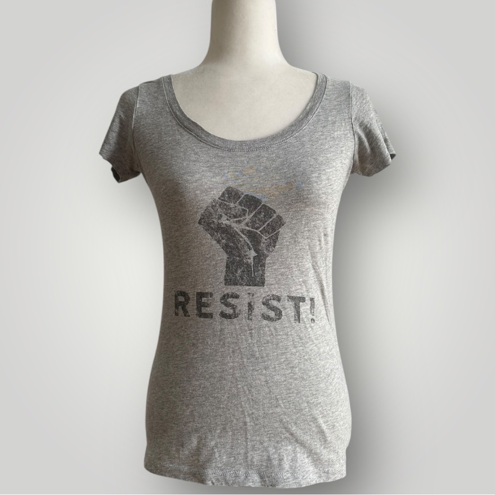 Next Level Apparel Gray‎ Resist T-Shirt, Size S, MSRP $29